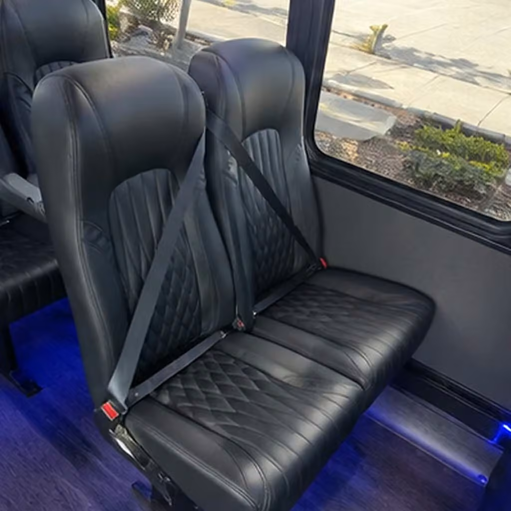 30 passenger minibus inside
