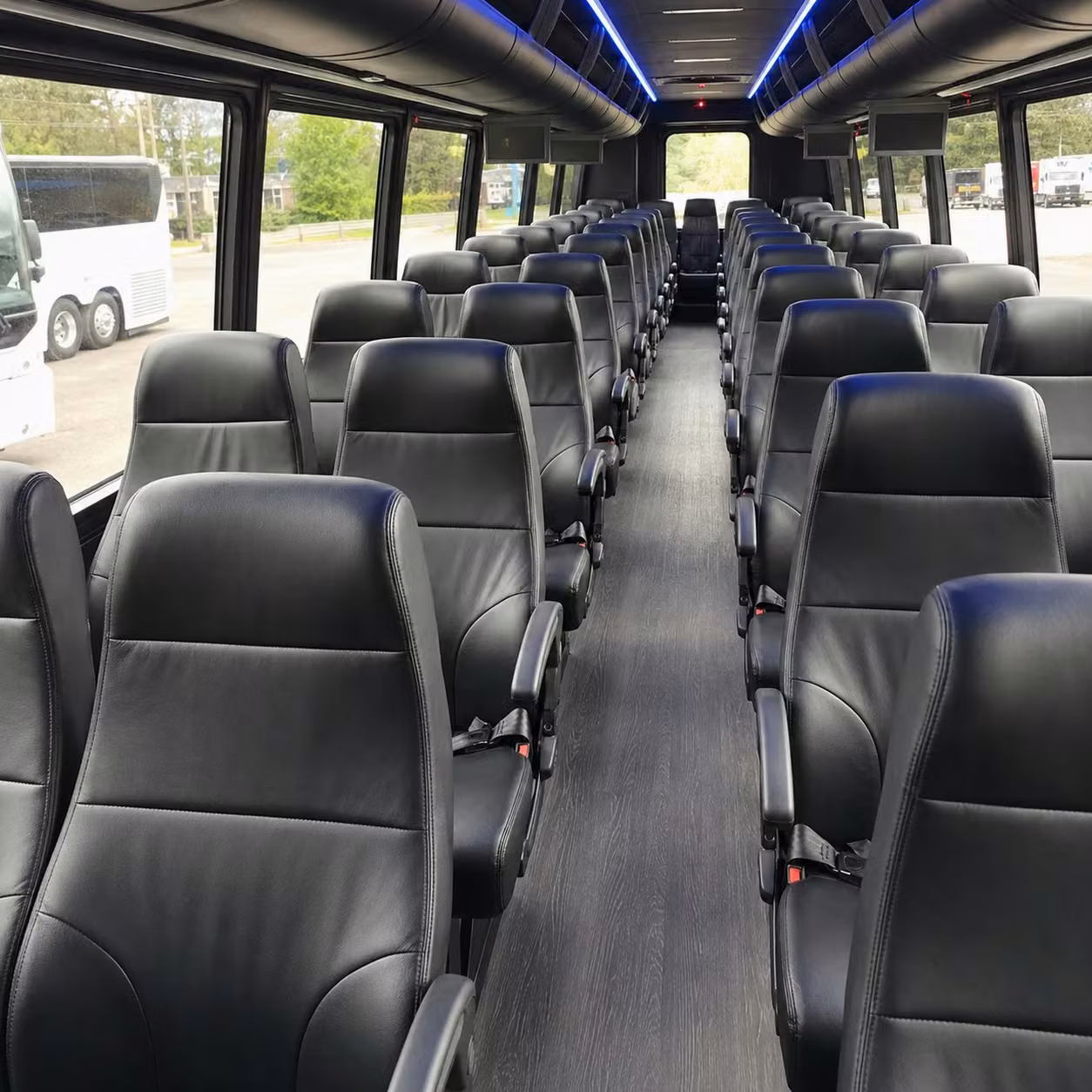 35 passenger minibus interior