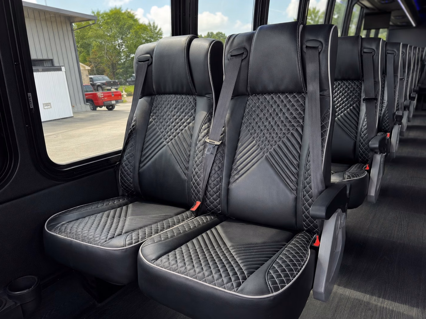 charter buses for large macon prom groups coordinating multiple pickups across bibb county